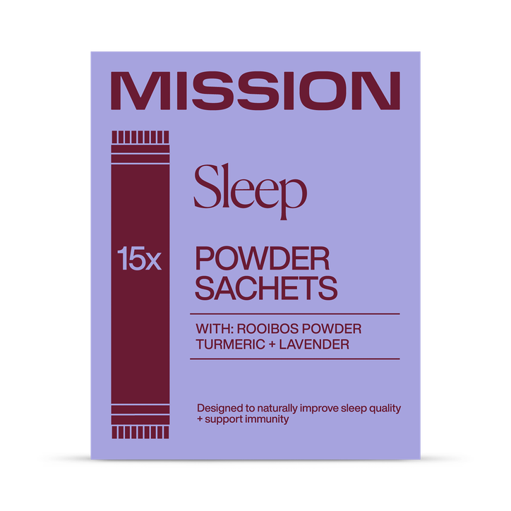 Mission Sleep Rooibos Powder (Turmeric & Lavender) 15 Sachets image 1