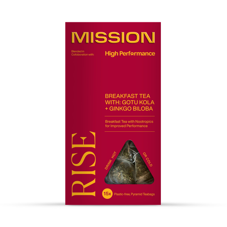 Rise English Breakfast Tea (Ginkgo Biloba & Gotu Kola) 15 Tea Bags image 1