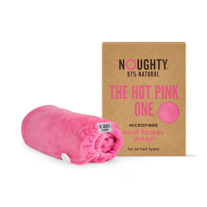 Noughty Microfibre Hair Towel Wrap The Hot Pink One