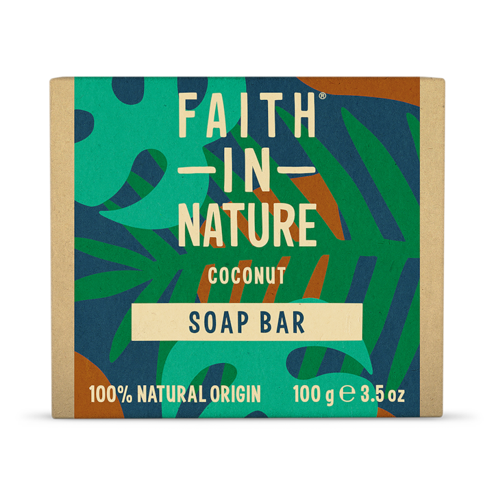 Faith in Nature Coconut Soap 100g image 1