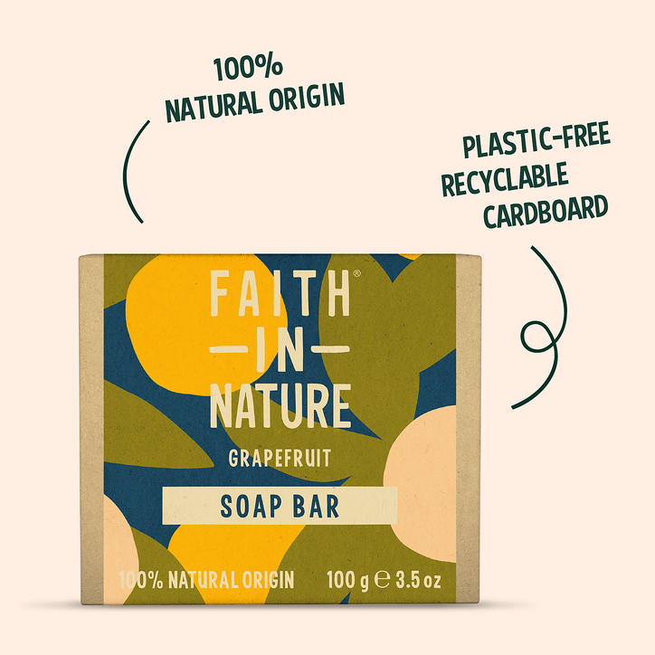 Faith In Nature Soap Bar Grapefruit 100g image 5