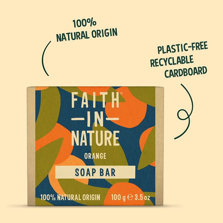 Faith In Nature Soap Bar Orange 100g image 5