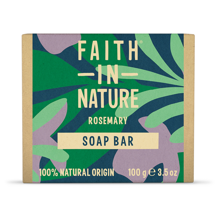 Faith in Nature Rosemary Soap 100g image 1