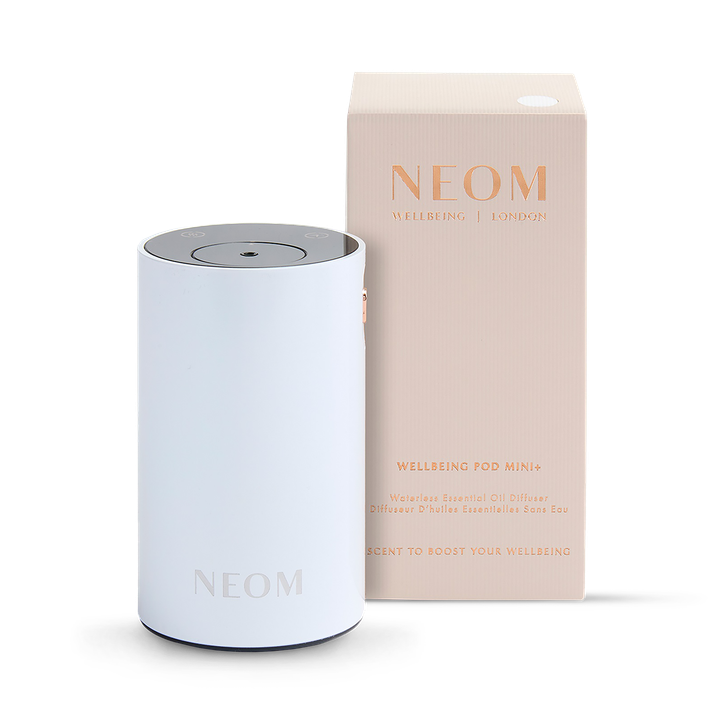 NEOM Wellbeing Pod Mini+ Waterless Essential Oil Diffuser - White image 1