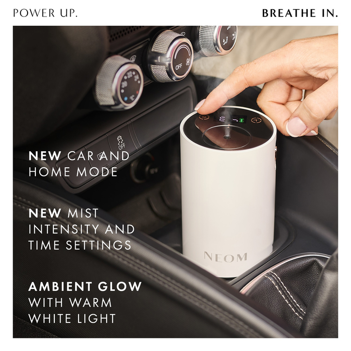 NEOM Wellbeing Pod Mini+ Waterless Essential Oil Diffuser - White image 7