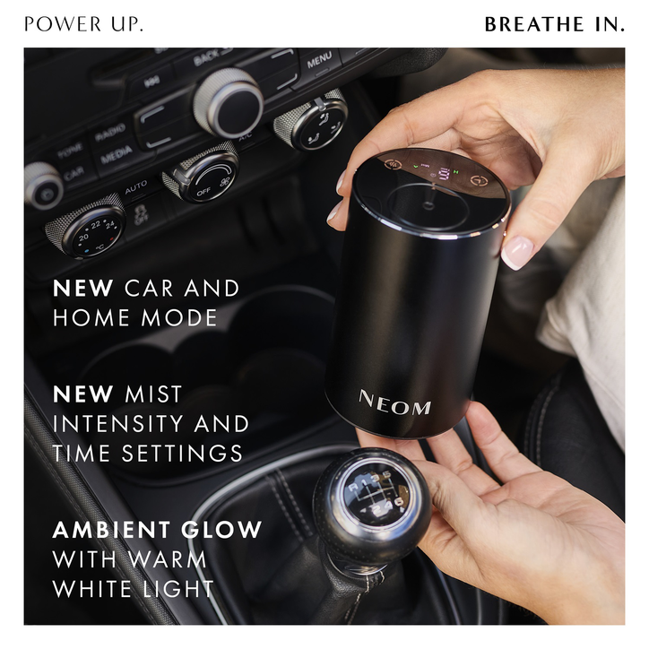 NEOM Wellbeing Pod Mini+ Waterless Essential Oil Diffuser - Black image 6