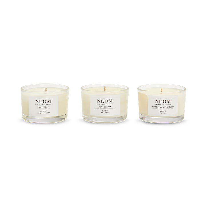 NEOM Wellbeing Candle Trio image 3
