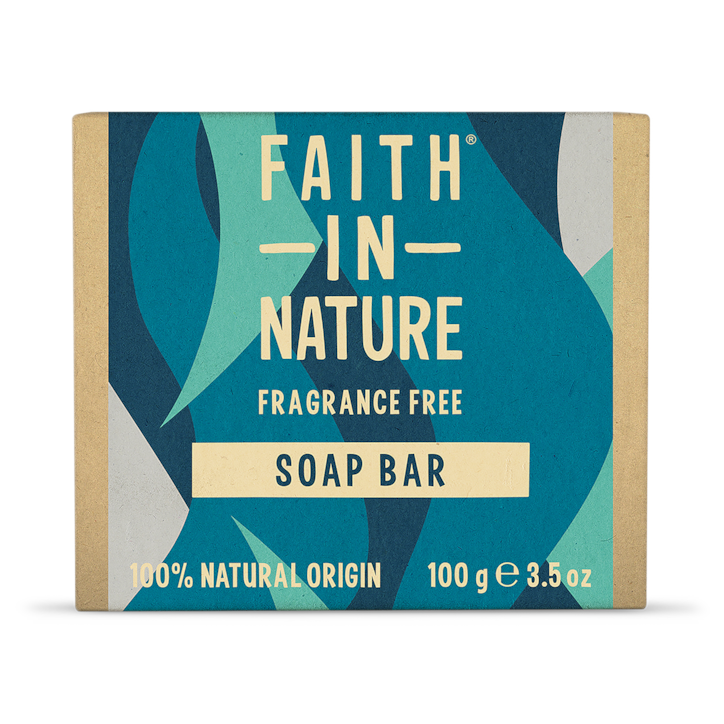 Faith in Nature Unfragranced Seaweed Soap 100g image 1