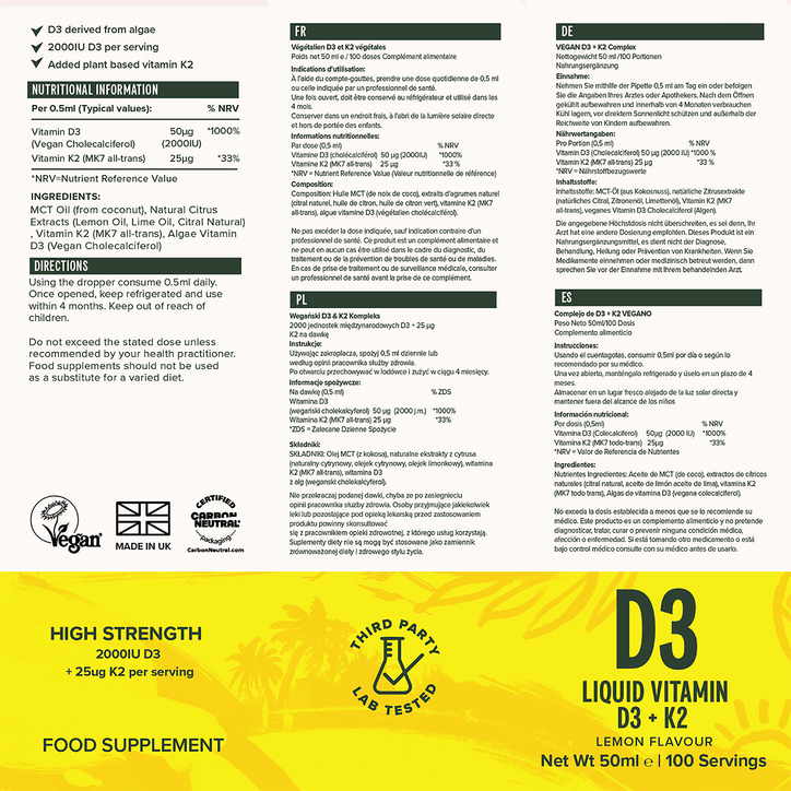 Liquid Vitamin D3 & K2 image 2