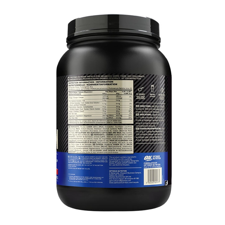 Optimum Nutrition Gold Standard 100% Casein Powder Strawberry 924g-3