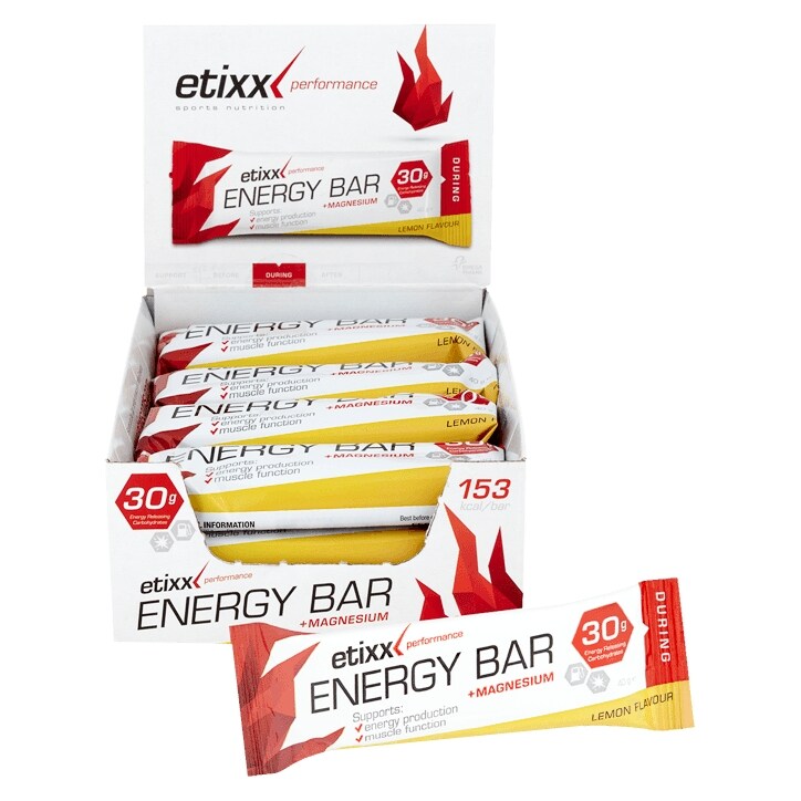 Etixx Energy Bar + Magnesium Lemon 12 x 40g image 1