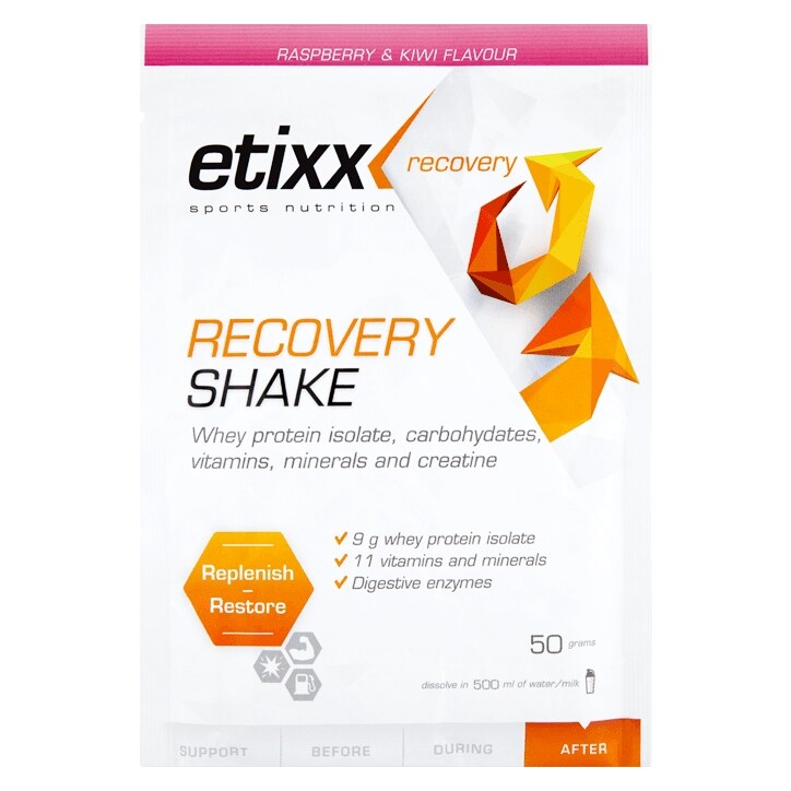 Etixx Recovery Shake Raspberry & Kiwi 50g image 1