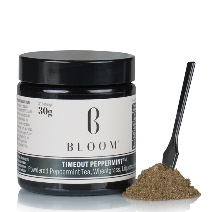 Bloom Timeout Peppermint Tea Powder 30g image 2