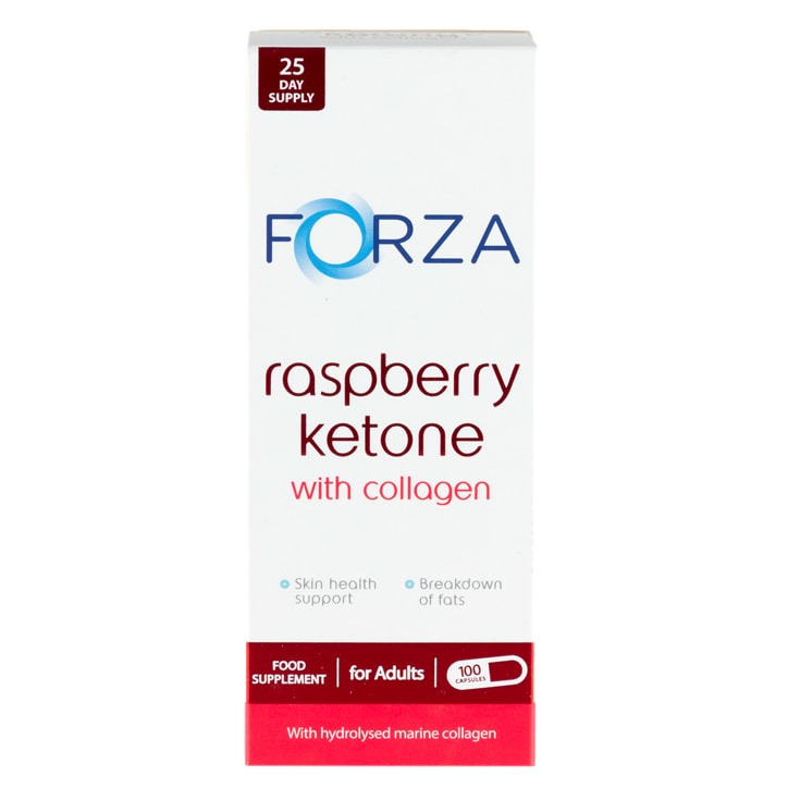 Forza Raspberry Ketone with Collagen 100 Capsules