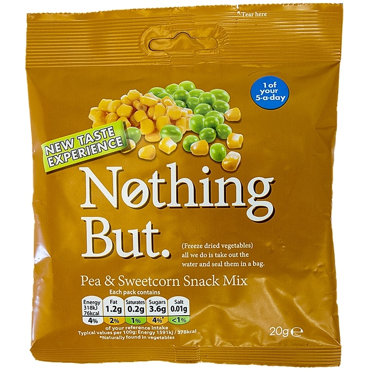 Nothing But Pea and Sweetcorn Snack Mix 20g image 1