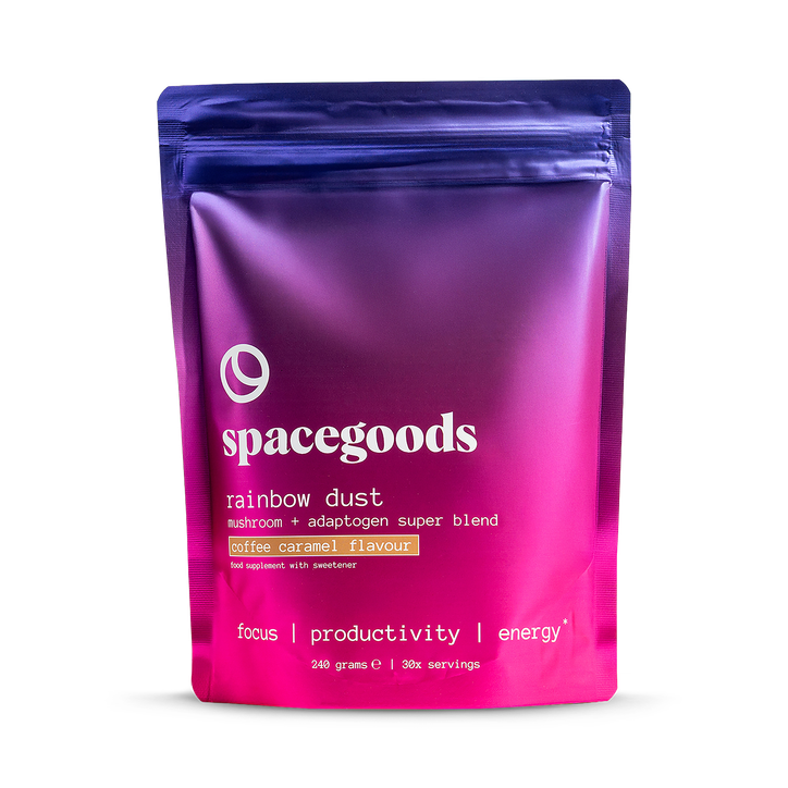 Spacegoods Rainbow Dust Coffee Caramel Superfood Powder 240g