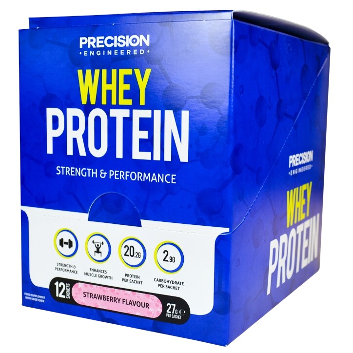 Precision Engineered Whey Protein Strawberry 12 x 27g image 1