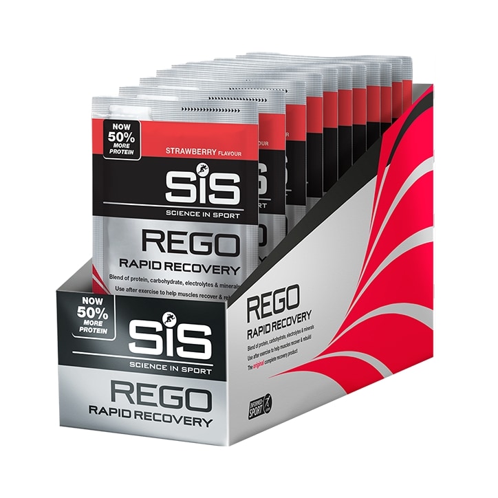 SiS REGO Rapid Recovery Powder Strawberry 18 x 50g image 1