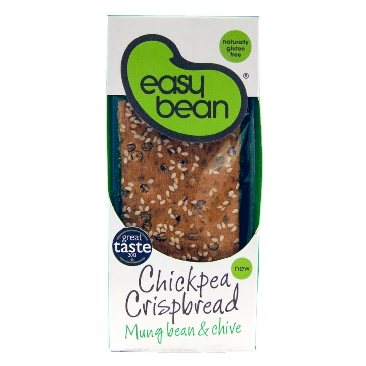 Easy Bean Chickpea Crispbread Mung Bean & Chive 110g image 1