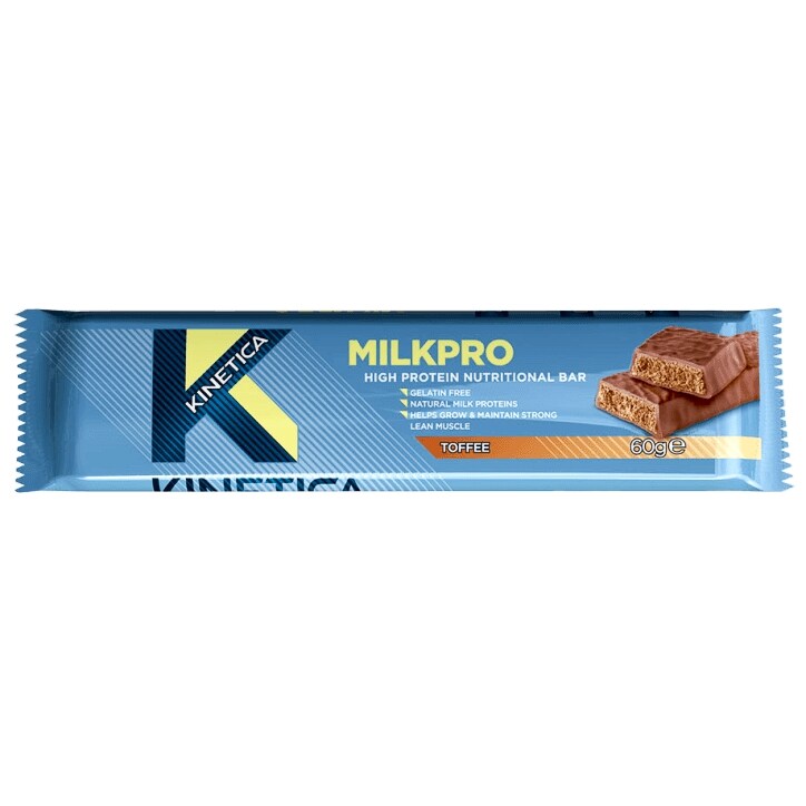 Kinetica Milkpro Protein Bar Toffee 60g image 1