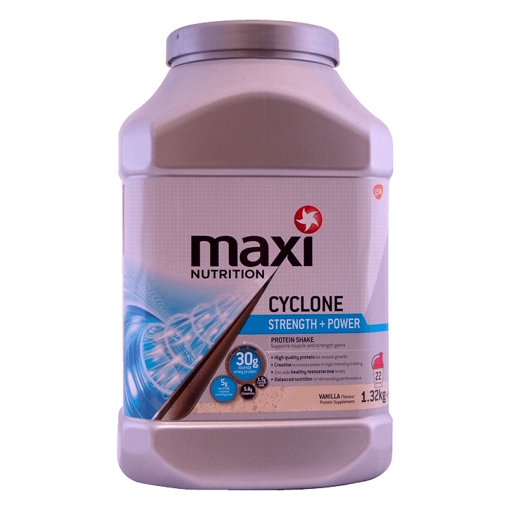 MaxiNutrition Cyclone Vanilla 1320g Powder image 1