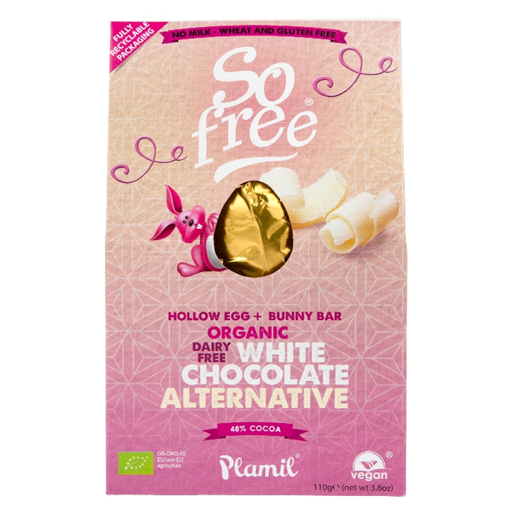 So Free White Chocolate Alternative Egg 100g image 1