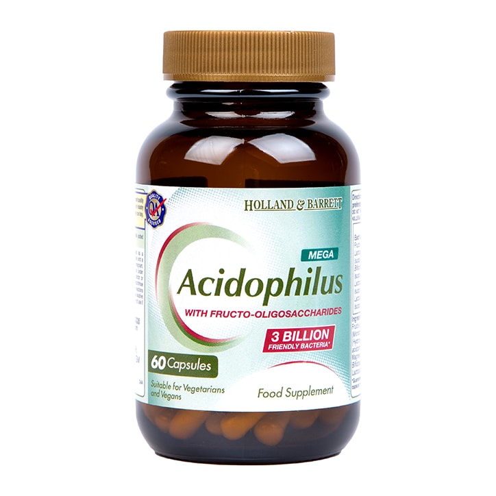 Holland & Barrett Mega Potency Acidophilus 60 Capsules