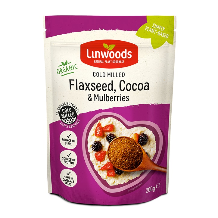 Linwoods Milled Organic Flax Cocoa & Mulberry 200g-1