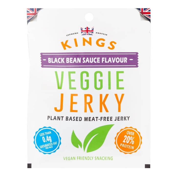 Kings Black Bean Veggie Jerky 25g