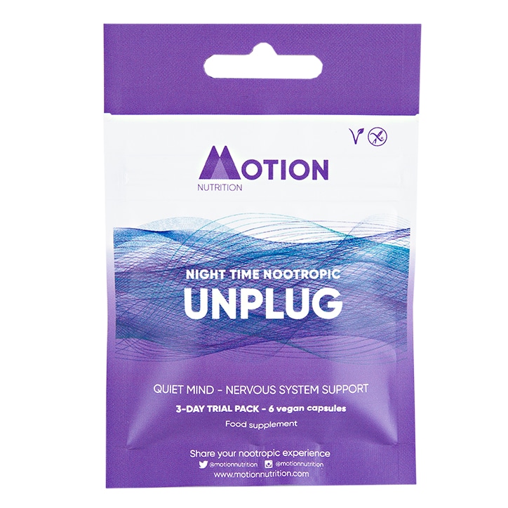 Motion Nutrition Night Time Unplug 6 Capsules 3 Day Trial Pack image 1