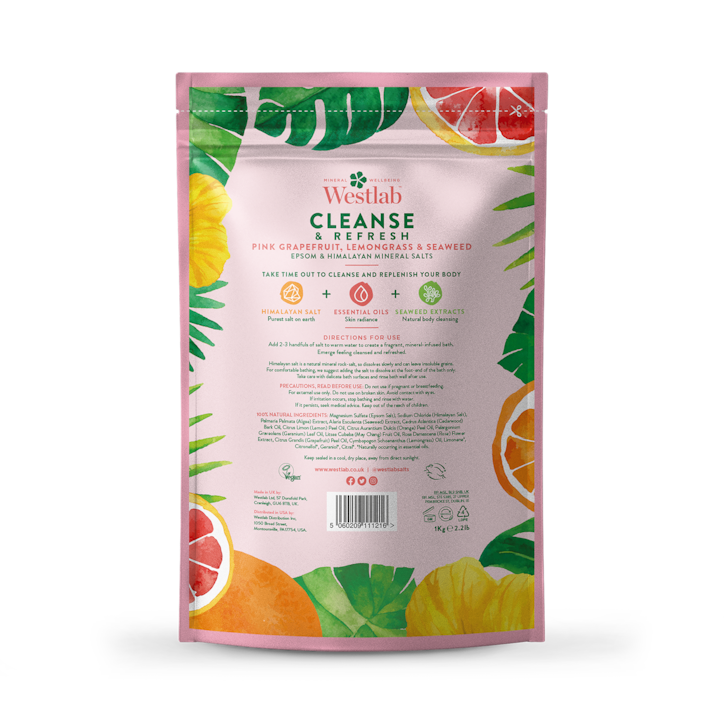 Westlab Cleanse Bathing Salts 1kg image 2