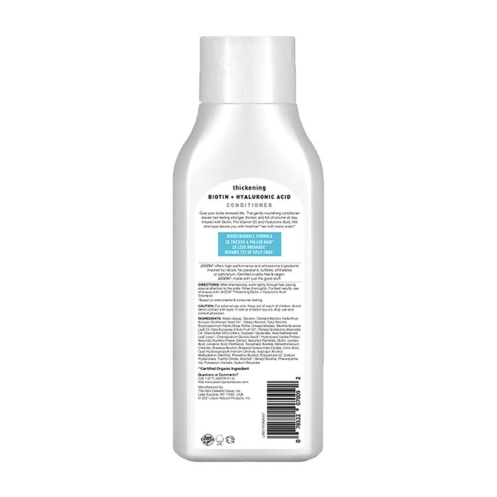 Jason Thickening Biotin + Hyaluronic Acid Conditioner 454ml image 2