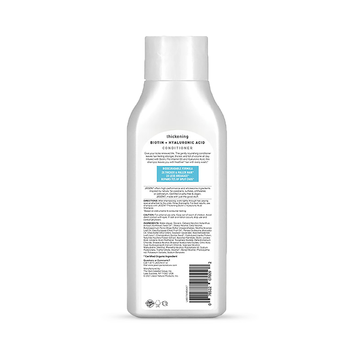 Jason Thickening Biotin + Hyaluronic Acid Conditioner 454ml image 2