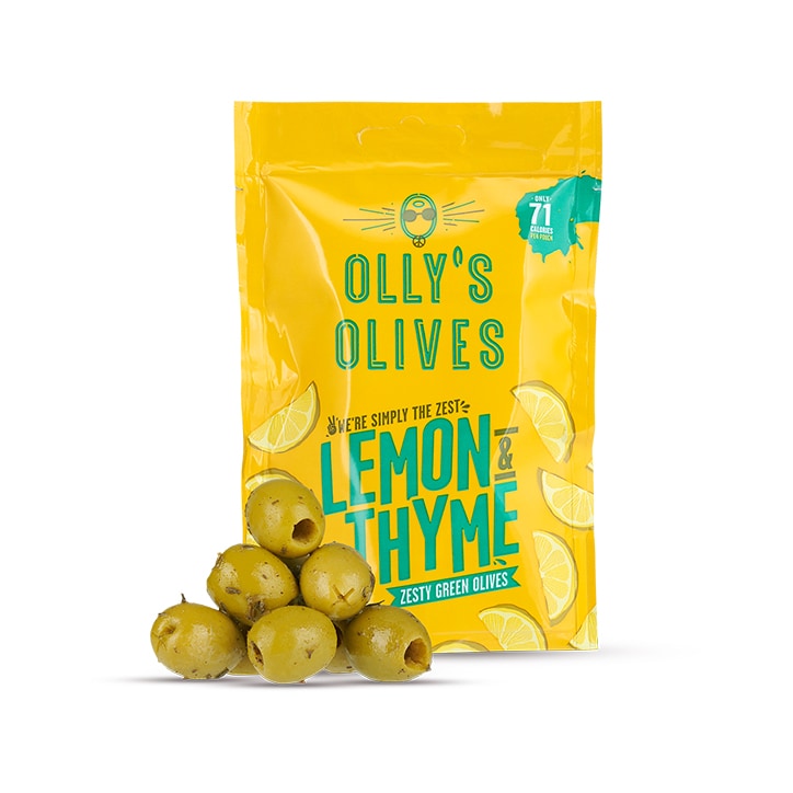 Olly's Olives Lemon & Thyme Olives 50g image 1