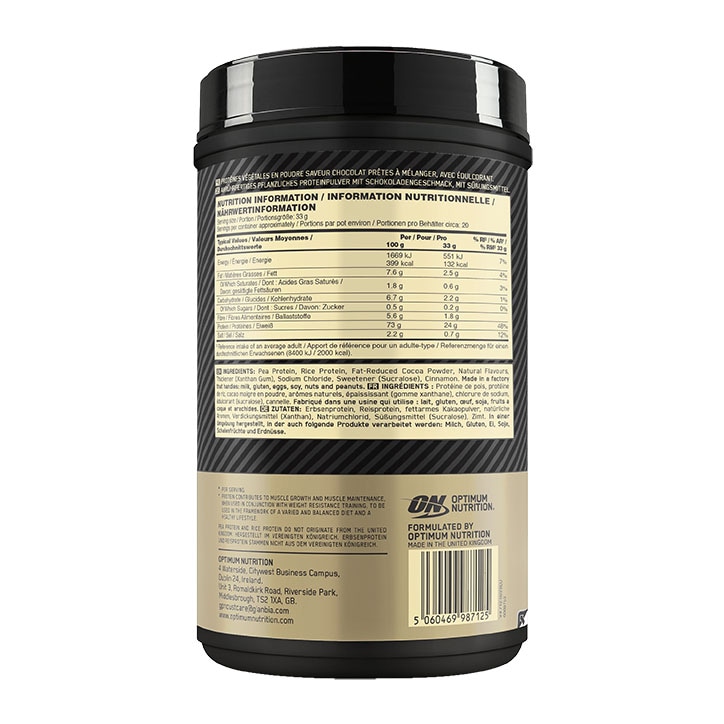 Optimum Nutrition Gold Standard 100% Plant Double Rich Chocolate 684g-2