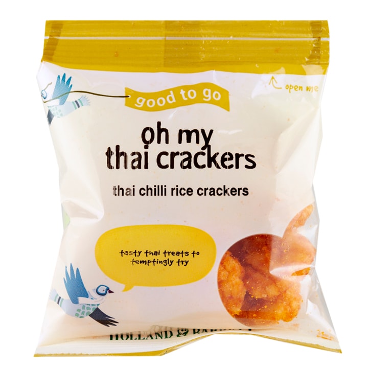 Holland & Barrett Thai Chilli Rice Crackers 20g image 1