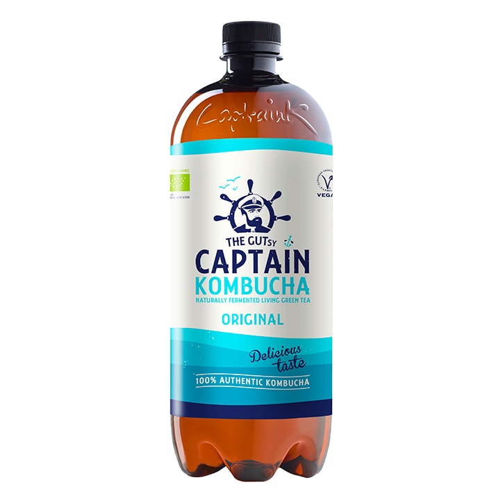 The GUTsy Captain Kombucha Original Bio-Organic Drink 1L