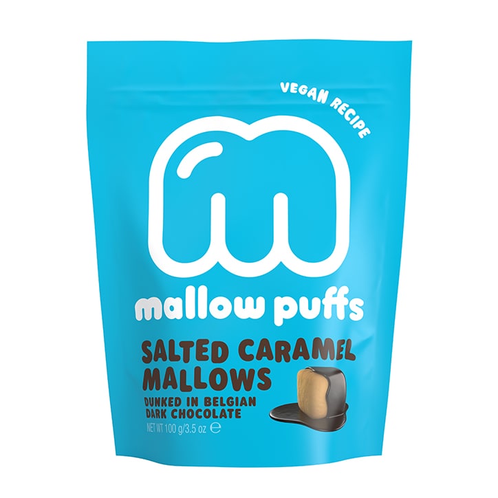 Mallow Puffs Salted Caramel & Dark Choc Mallows 100g