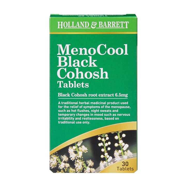 Holland & Barrett MenoCool Black Cohosh 30 Tablets-1