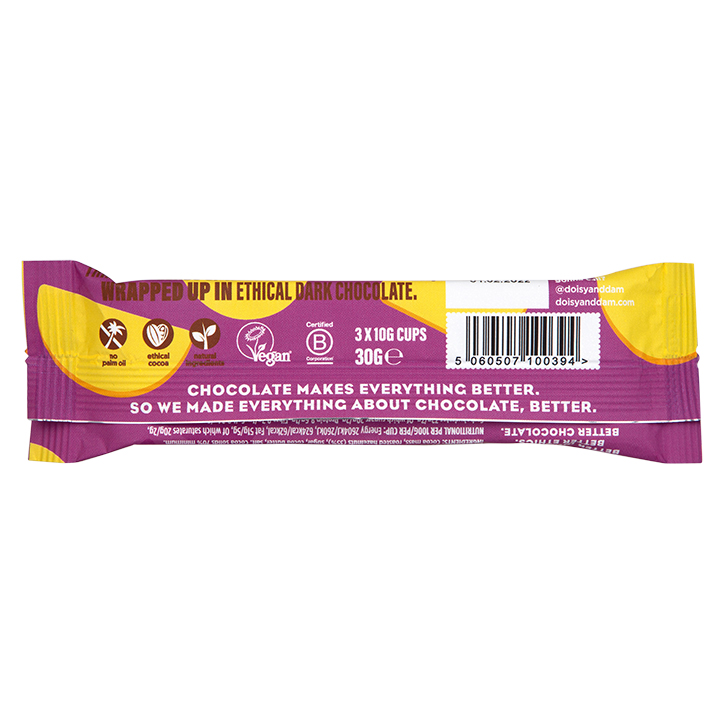 Doisy & Dam Vegan Chocolate Hazelnut Butter Nuttercups 30g image 2