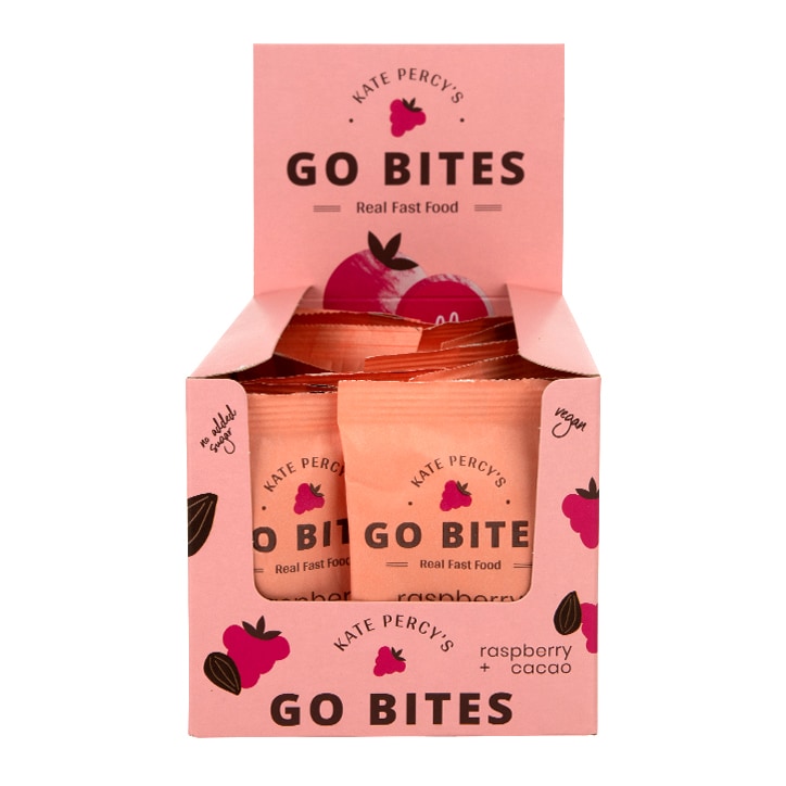 Go Bites Raspberry & Cacao Energy Balls 12 x 24g