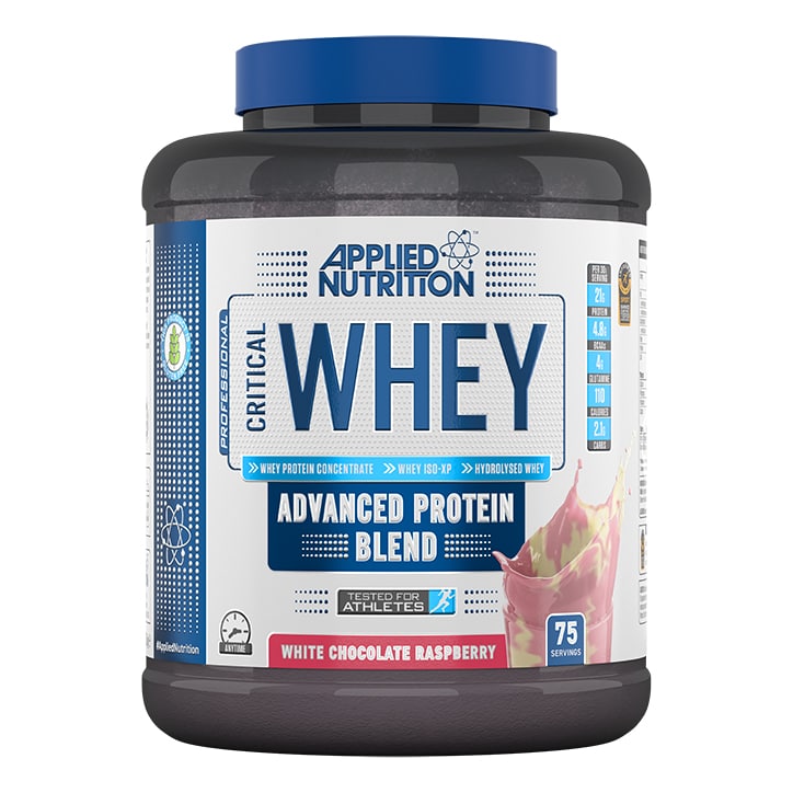 Applied Nutrition Critical Whey Protein White Chocolate Raspberry 2270g image 1