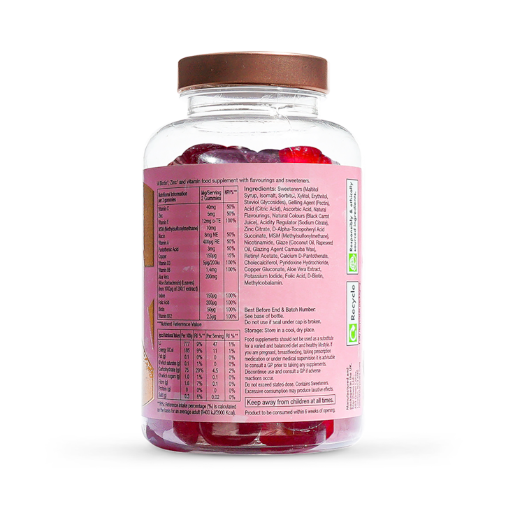 Starpowa Hair, Skin and Nail 60 Gummies image 2