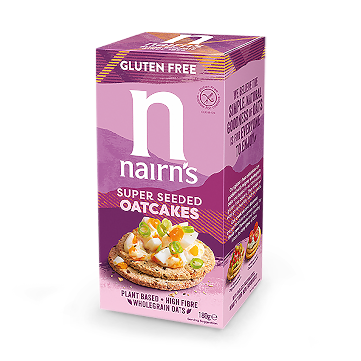 Nairn's Gluten Free Super Seeded Oatcakes 180g image 1