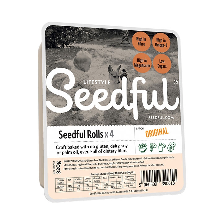 Seedful Organic Gluten Free Rolls 320g image 1