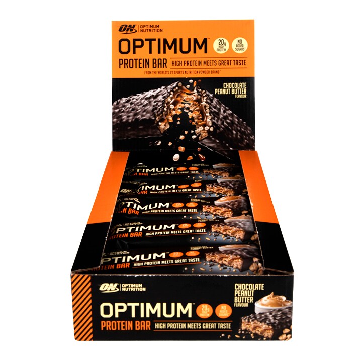 Optimum Bar Choc Peanut Full Box 10 x 60g