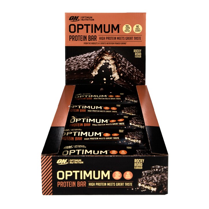 Optimum Bar Rocky Road Full Box 10 x 60g image 1