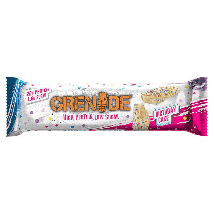 Grenade Birthday Cake Protein Bar 60g-1