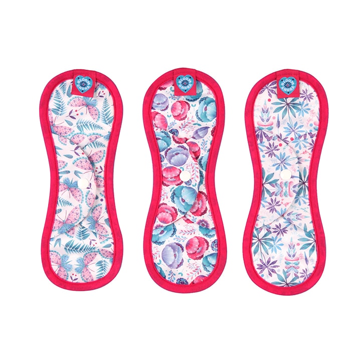 Bloom and Nora Midi Triple Pack Reusable Pads 3 Pack