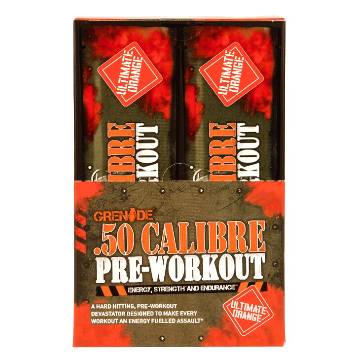 Grenade .50 Calibre Pre-Workout Orange 25 x 23.2g